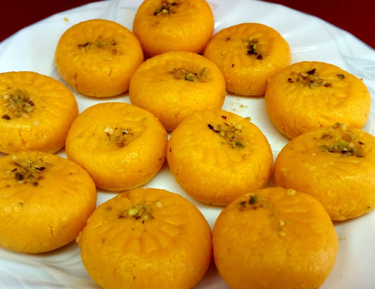 Kesar Penda - કેસર પેંડા