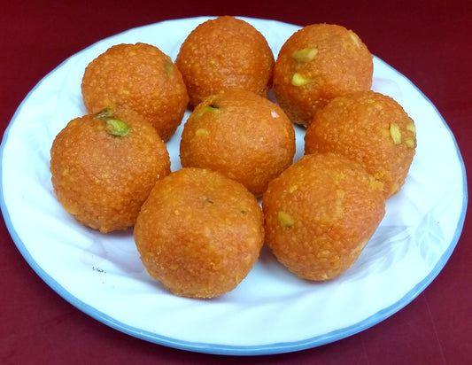 Orange Bundi Ladu - ઓરેન્જ બુંદી લાડું