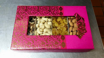 Dry Fruits Mix Decorative Box 1 Lb - સુકા મેવાંના બોક્ષ ૧ રતલવાળા