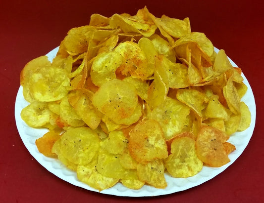 Spicy Banana Chips - તીખી કેળા વેફર્સ