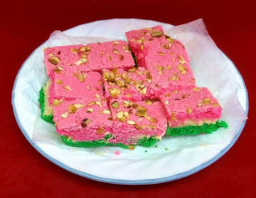 Tri Color Burfi - તિરંગી બર્ફી